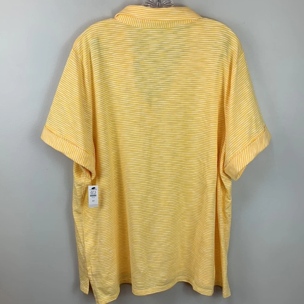 Talbots Roll Cuff Johnny Collar Pullover in Stripe NEW!